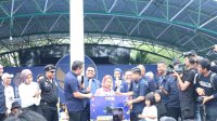 Tasming Hamid Serahkan Hadiah Pemenang Undian Mobil dan Motor Jalan Sehat TSM Day