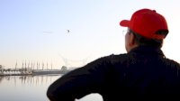 Danny Pomanto Tinjau Persiapan F8 dan Nonton Aerobatic Trike dari Anjungan City of Makassar