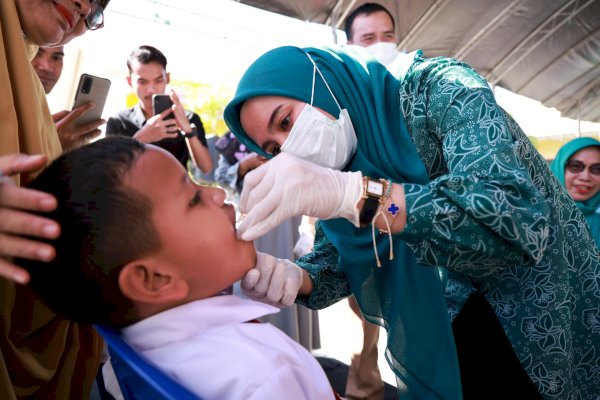 Hadiri PIN Polio, Dokter Ulfah Ajak Orang Tua Bawa Buah Hatinya Dapatkan Imunisasi Polio