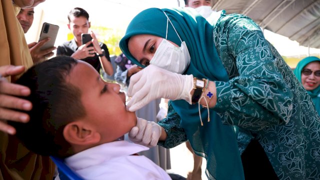 Dokter Ulfah Hadiri PIN Polio.