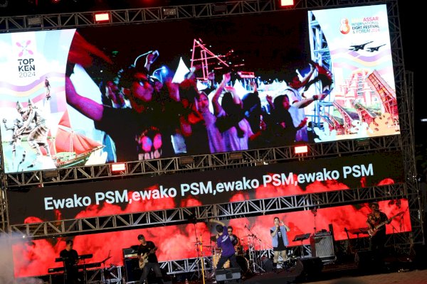 Art2tonic Bangkitkan Semangat Pengunjung F8 Makassar Dukung PSM
