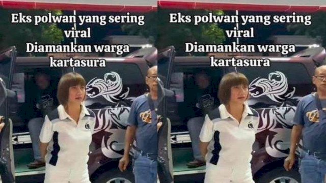 TiTokers Yuni Eks Polwan Dibawa Dinsos ke RSJ Solo.(F-INT)