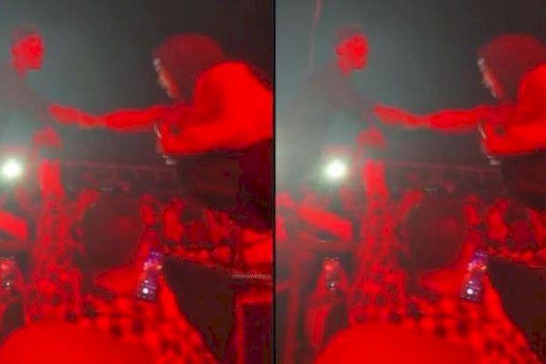 Sapa Fans, Tantri Kotak Jatuh dari Panggung Setinggi 2 Meter