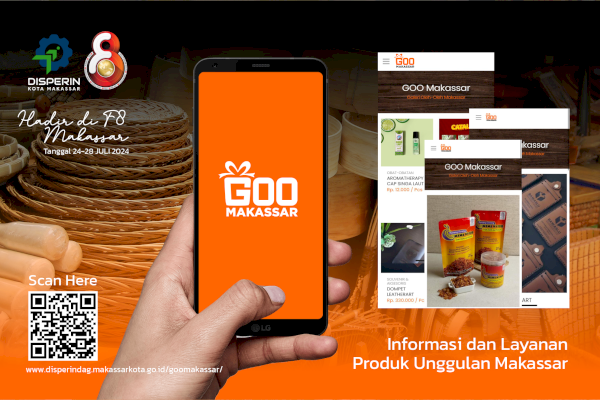 Disperindag Ikut Sukseskan Event F8 dengan Inovasi GOO Makassar