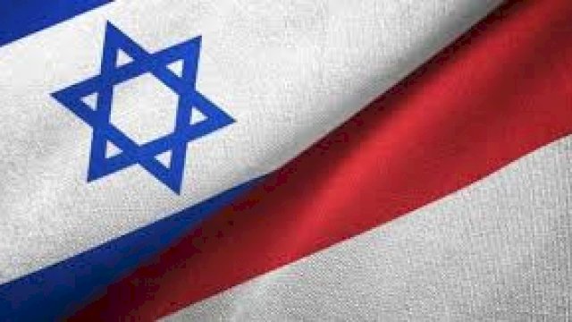 Ilustrasi Bendera Israel-Indonesia.(F-INT)