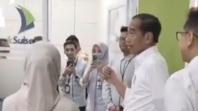 Jokowi Apresiasi Integrasi Layanan Bank Sulselbar dengan RSUD Sinjai.(F-INT)