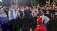 Membludak! Ribuan Orang Sambut Silaturahmi Seto-Rezki Bersama Supratman di Manggala