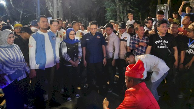 Pasangan Balon Wali Kota dan Wakil Wali Kota Makassar, Andi Seto Asapa-Rezki Milfiati Litfi Silaturahmi Bersama Warga Manggala.