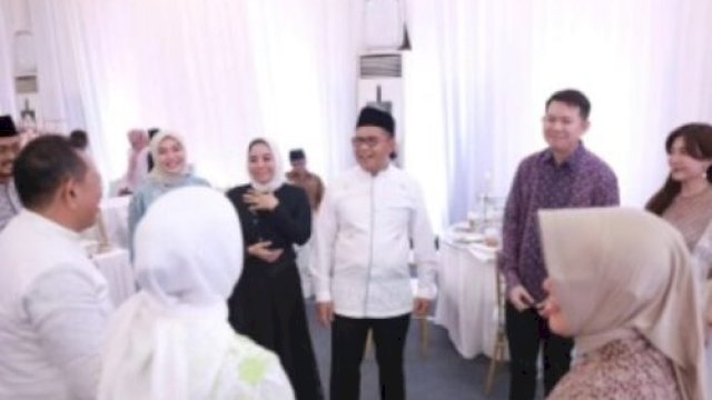 Anggota DPRD Makassar Hadiri Open House Wali Kota Danny Pomanto