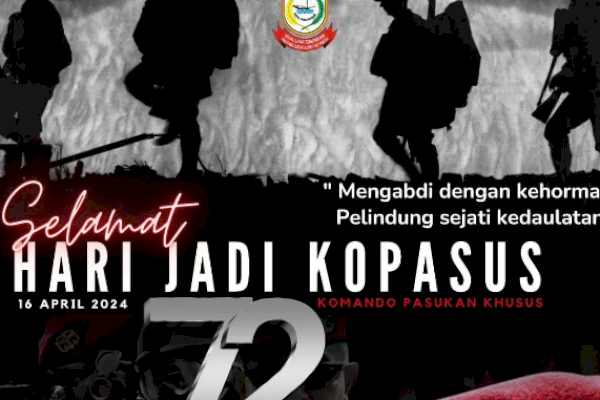 DPRD Makassar Ucapkan Selamat Ulang Tahun Kopasus ke-72