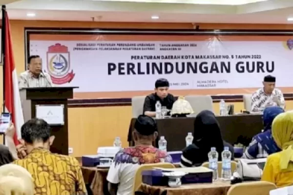 DPRD Makassar Gelar Sosialisasi Perda Perlindungan Guru