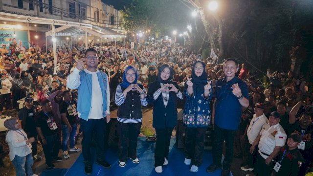 Bakal Calon Wakil Gubernur Sulawesi Selatan Fatmawati Rusdi Silaturahmi Bareng Warga Manggala.