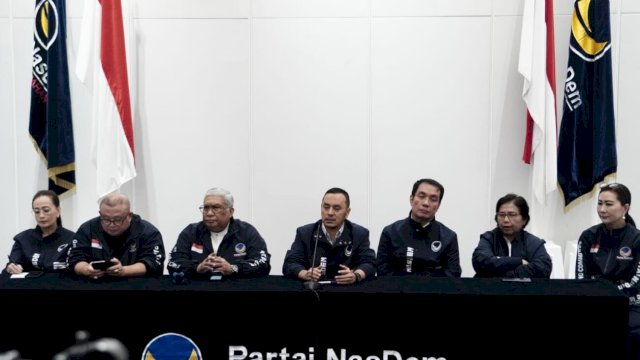 Jumpa Pers tentang Kongres ke III Partai NasDem.