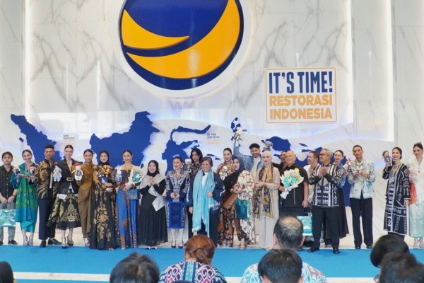 Jelang Kongres ke III NasDem Gelar Fashion Show Nusantara