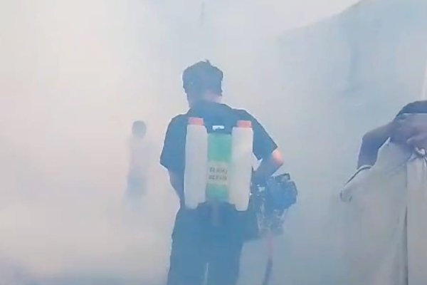 Gerak Cepat, Tim Seto-Rezki Turun Lakukan Fogging di Dua Kelurahan