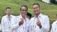 Jadi Trend Baru di Politik, Andi Seto Pamerkan Salam Sehati di Rapimnas Partai Gerindra