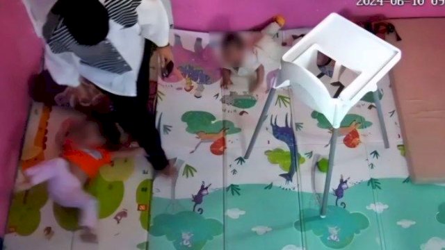 Pemilik Daycare di Depok Ditangkap dan Jadi Tersangka Penganiaya Balita.(F-INT)