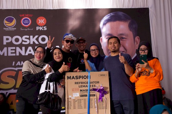 Ketua Bestie TSM Puji Tasming Hamid dalam Kegiatan Senam Sehat Zumba