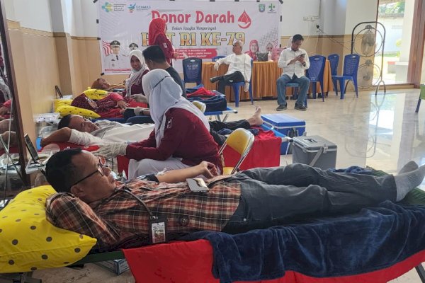 Donor Darah HUT Kemerdakaan di Pangkep