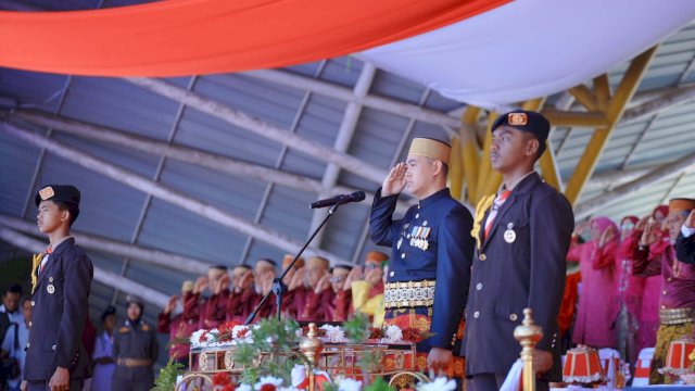 Bupati Pangkep Yusran Irup HUT ke-79 Kemerdekaan RI.