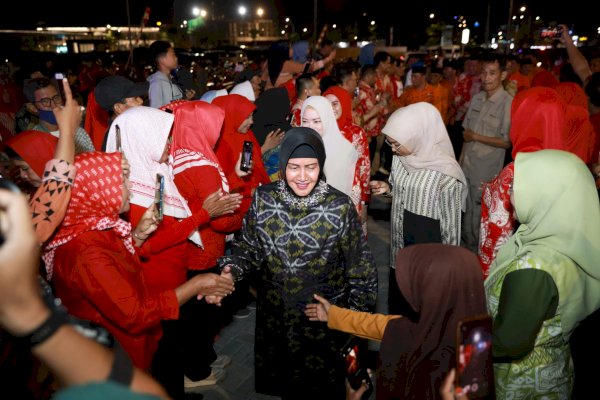 Indira Yusuf Ismail Ramaikan Pesta Rakyat di Tiga Kecamatan Kota Makassar