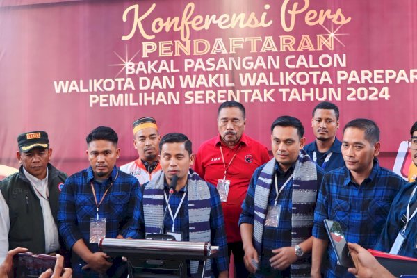 Jagoan NasDem di Parepare Tasming Hamid Sampaikan Permohonan Maaf Akibat Kemacetan Lalulintas saat Mendaftar di KPU 