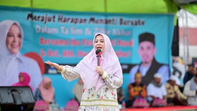 Kunjungan ke Turatea Jeneponto, Fatmawati Disambut Lantunan Selawat dan Kasidah