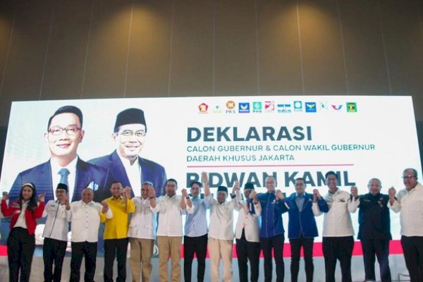 Ridwan Kamil-Suswono Borong 12 Partai, Anies dan PDIP Tak Bisa Ikut Pilkada DKI