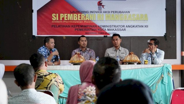 Pertama di Makassar Teken MoU Dengan Bank Sulselbar Pembayaran Qris Retribusi Sampah.