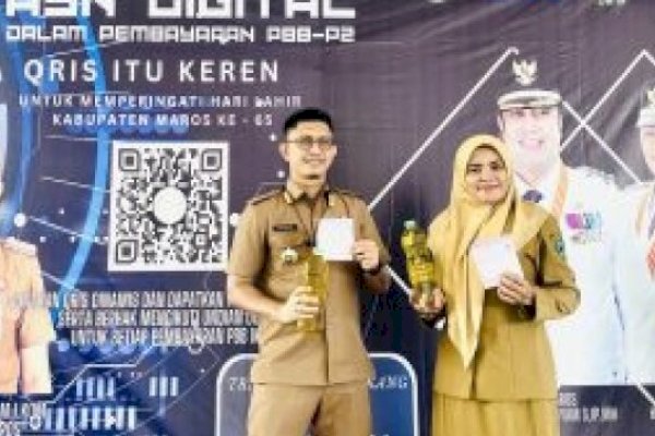 Rangsang Minat Wajib Pajak Bayar PBB, Pemkab Maros Terapkan Pembayaran Pakai QRIS