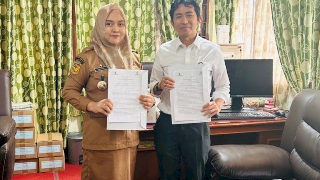 UPT Soppeng dan Bank Sulselbar Teken Kerja Sama.