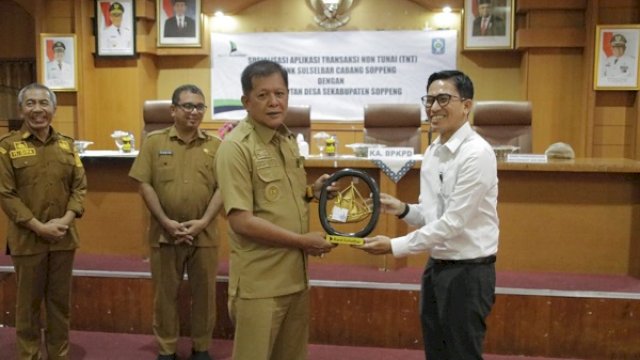 Bank Sulselbar Cabang Soppeng Sosialisasi Aplikasi TNT.