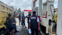 Pastikan Tidak Ada Kecurangan di SPBU, Satreskrim Polres Barru Lakukan Pengawasan