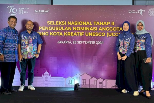 Kota Makassar lolos 4 besar Seleksi Nasional Jejaring Kota Kreatif UNESCO (UCCN) 2025