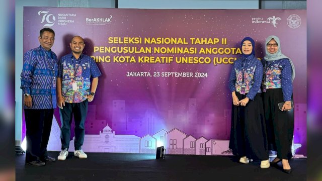 Kota Makassar lolos 4 besar Seleksi Nasional Jejaring Kota Kreatif UNESCO (UCCN) 2025