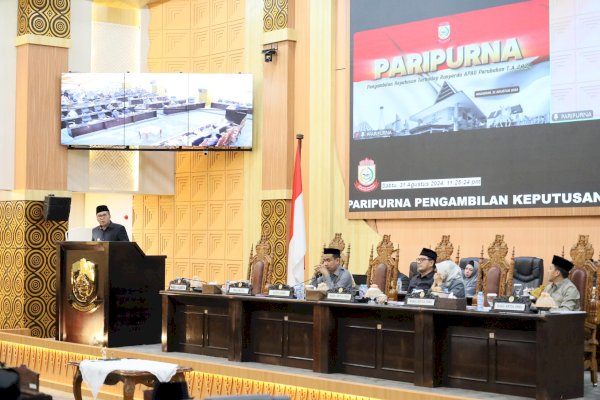 DPRD Makassar Sahkan APBD-P 2024, Danny Pomanto: Dorong Pembangunan Berbasis Ramah Lingkungan