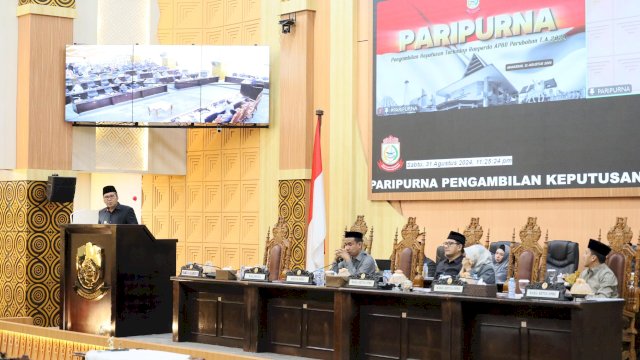 DPRD Makassar Sahkan APBD-P 2024, Danny Pomanto: Dorong Pembangunan Berbasis Ramah Lingkungan