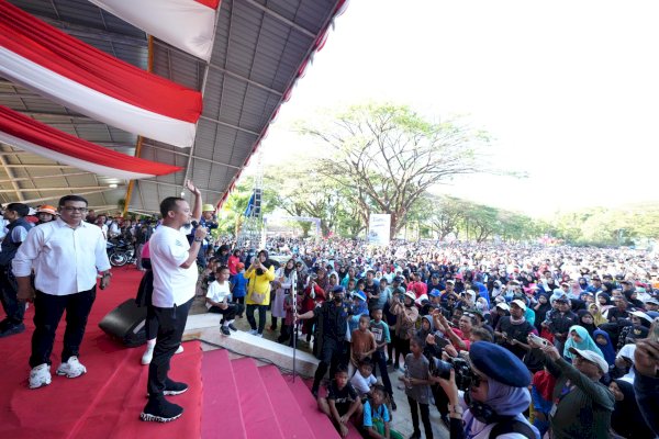 50 Ribu Warga Pangkep Tumpah Ruah di Jalan Sehat Anti Mager Bareng Andalan – Hati