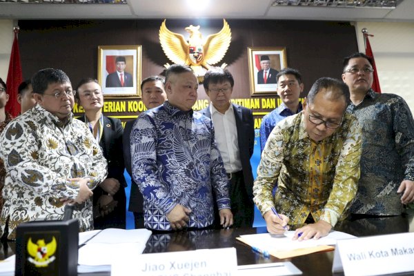 Danny Pomanto Resmi Teken Perjanjian Kerjasama PSEL Kota Makassar, Akhir Tahun Ground Breaking
