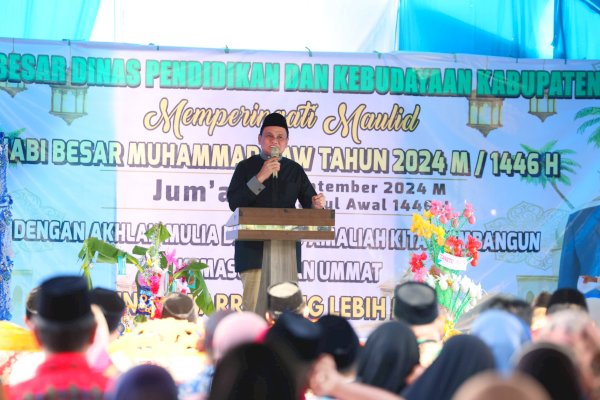 Bupati Barru Suardi Saleh: Guru Teladan Terbaik Adalah Rasulullah SAW