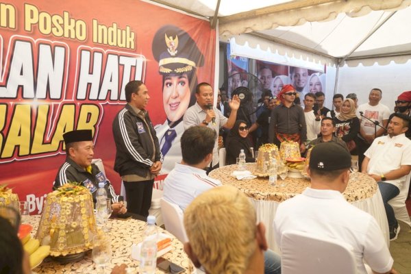 Pendukung Andalan Hati Sambut Andi Sudirman di Takalar