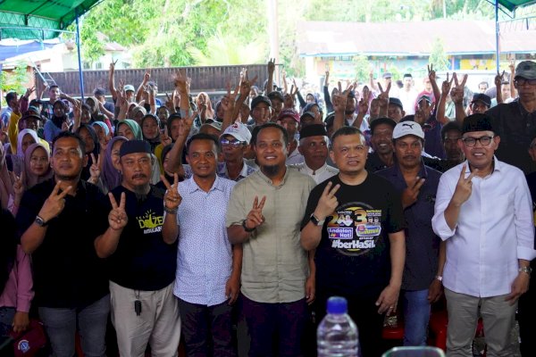 Dukung Keberlanjutan Pembangunan Bersama Andalan – Hati, Warga Lappariaja Bone : Andi Sudirman Bekerja dan Membangun