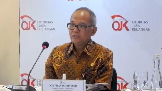 Kepala Eksekutif Pengawas Perasuransian, Penjaminan, dan Dana Pensiun OJK Ogi Prastomiyono.(F-INT)