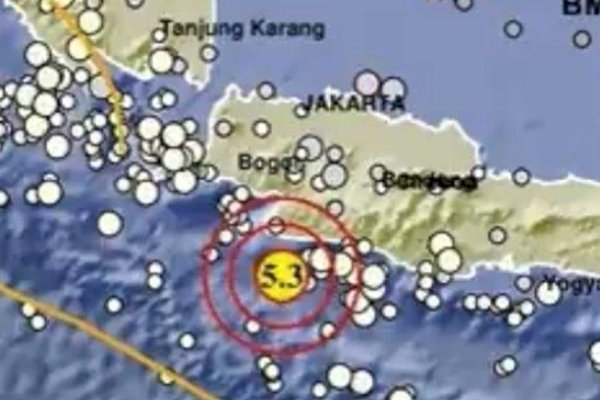 Gempa M 5,3 Guncang Sukabumi, Tak Berpotensi Tsunami