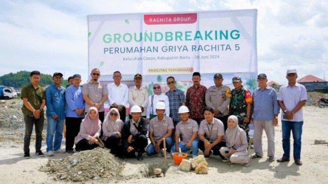 Hadirkan Hunian Terjangkau, Rachita Group Resmi Mulai Proyek Perumahan Griya Rachita 5 di Barru