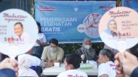 Tak Sekadar Janji, Tim Muda Seto-Rezki Hadirkan Pemeriksaan Kesehatan-Beri Susu Gratis