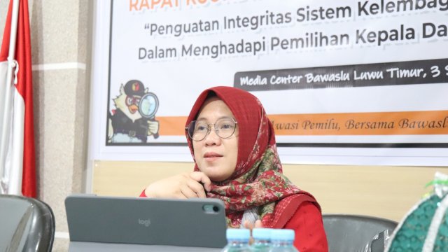 Ketua Bawaslu Sulsel Mardiana Rusli