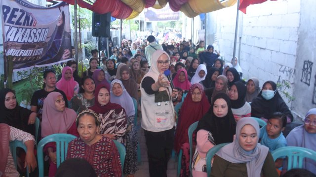 Rezki Lutfi Ngobrol Bareng Masyarakat Manggala.