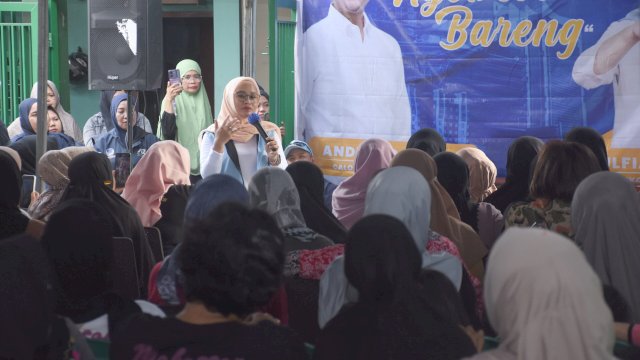 Ngobrol Bareng Rezki Mulfiati Lutfi di Kecamatan Rappocini.