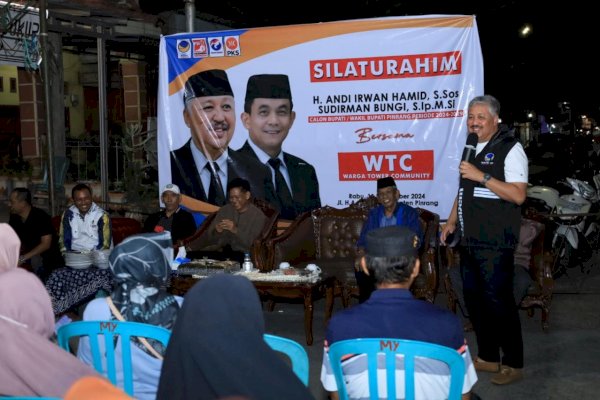 Irwan Hamid Silaturahmi Bareng Warga Tower Community, Serukan Politik Beretika